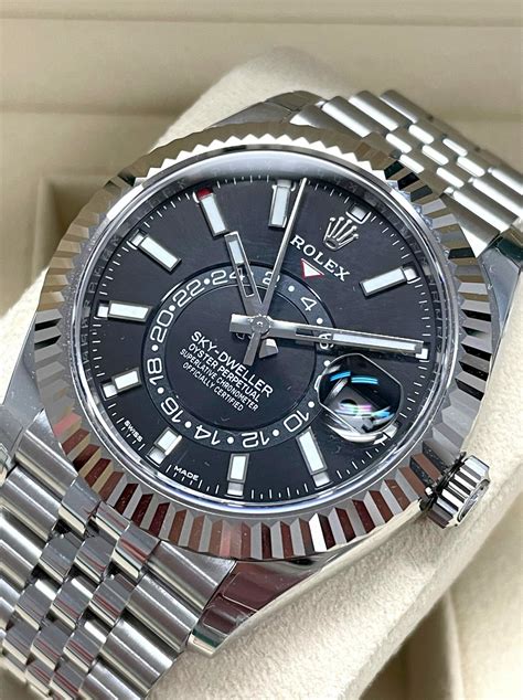 rolex sky dweller black dial 326934|sky dweller reference 326934.